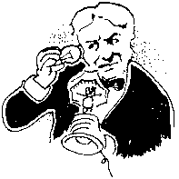 Edison with lamp phone