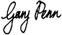 Gary Penns Signature